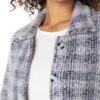 long slv collared bomber sweater jacket - Image 3