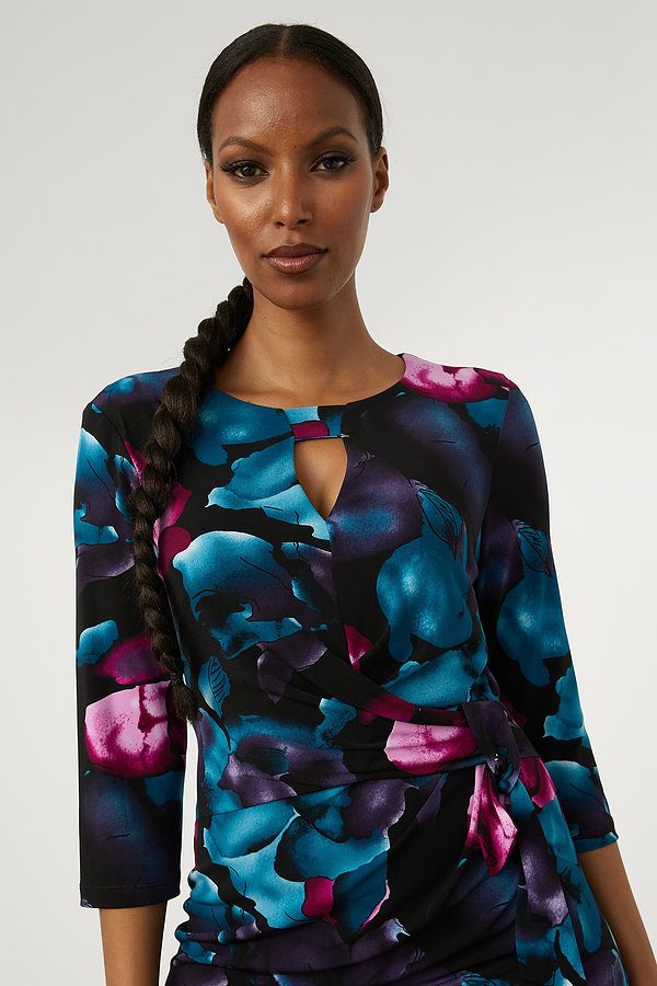 Floral Keyhole Neck Dress - Image 2