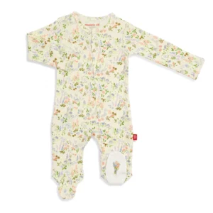 provence organic cotton magnetic footie