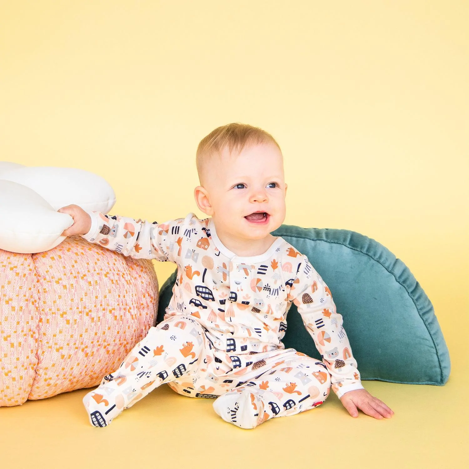 variety society organic cotton magnetic footie - Image 2
